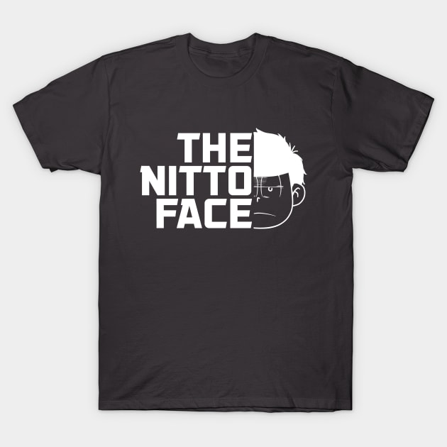 The nitto face white T-Shirt by PsychoDelicia